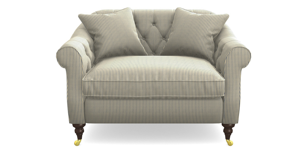 Product photograph of Abbotsbury Snuggler In Cloth 21 - Simple Stripe - Bilberry from Sofas and Stuff Limited