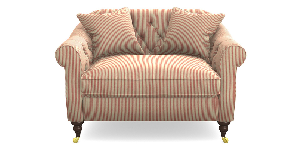 Product photograph of Abbotsbury Snuggler In Cloth 21 - Simple Stripe - Ginger Snap from Sofas and Stuff Limited