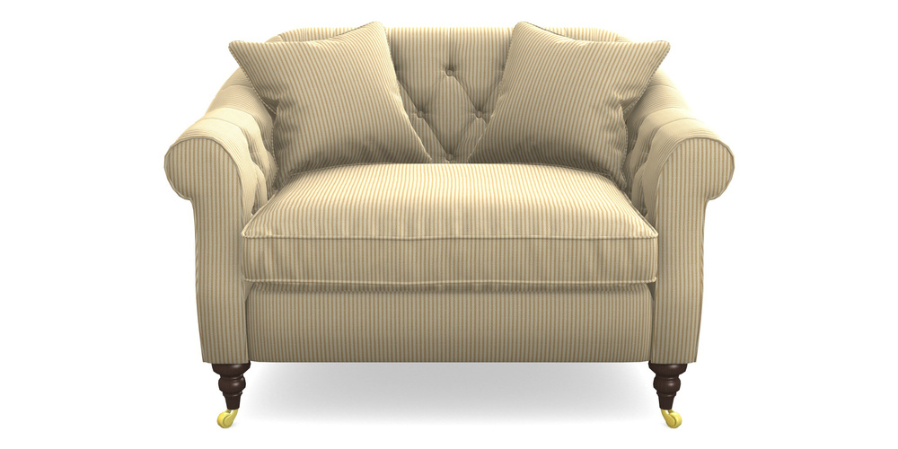 Product photograph of Abbotsbury Snuggler In Cloth 21 - Simple Stripe - Quince from Sofas and Stuff Limited