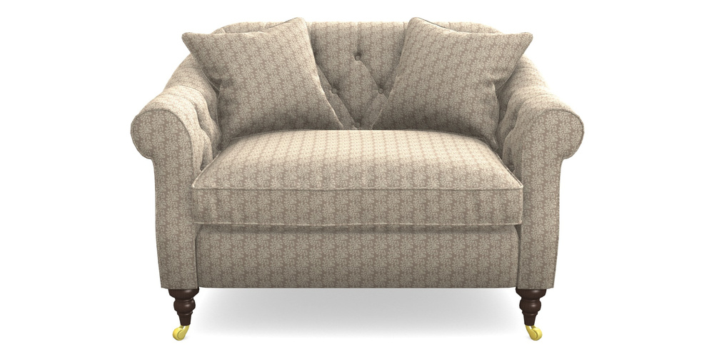 Product photograph of Abbotsbury Snuggler In Cloth 21 - Spring Twig - Beech from Sofas and Stuff Limited