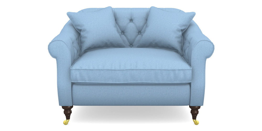 Product photograph of Abbotsbury Snuggler In Eco Washable Cotton - Cornflower from Sofas and Stuff Limited