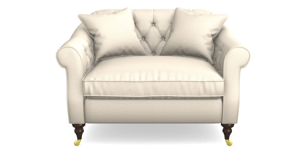 Product photograph of Abbotsbury Snuggler In Eco Washable Cotton - Eggshell from Sofas and Stuff Limited