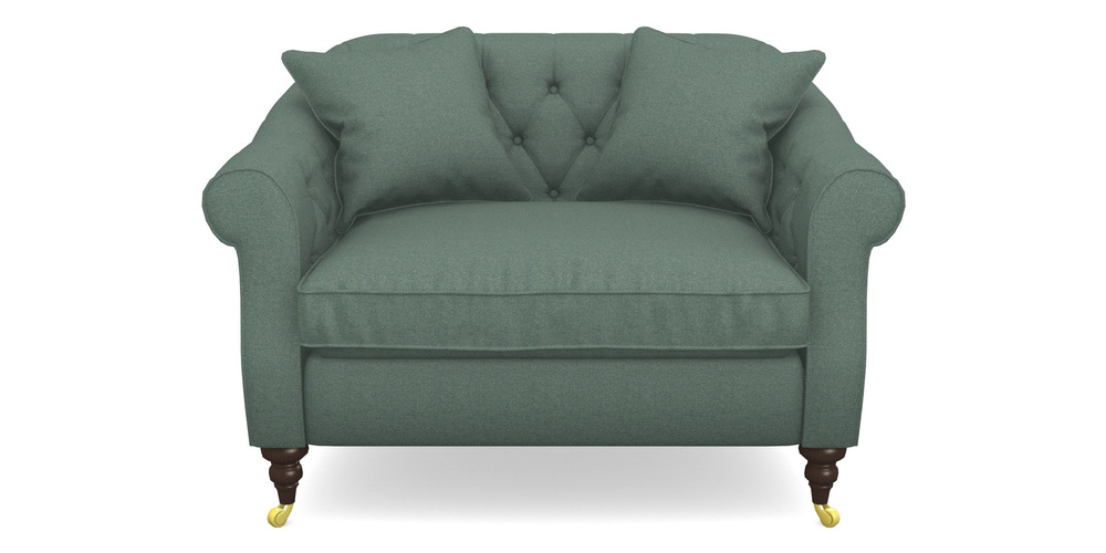 Product photograph of Abbotsbury Snuggler In Eco Washable Cotton - Mineral from Sofas and Stuff Limited