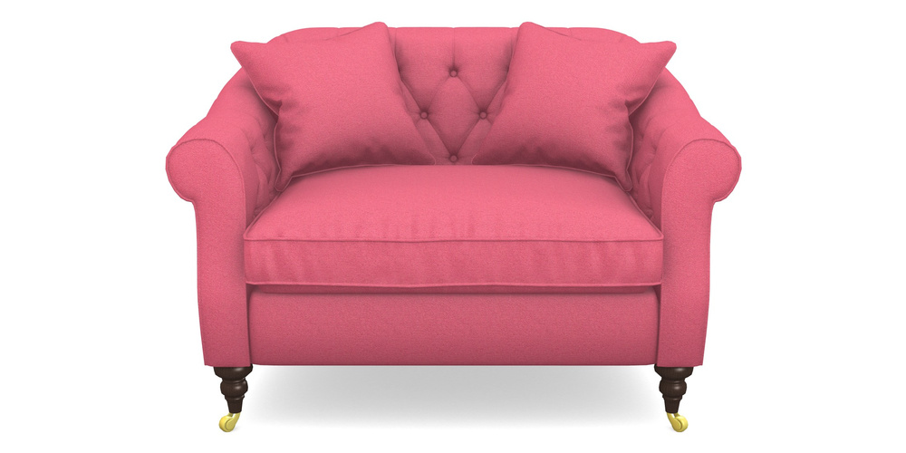 Product photograph of Abbotsbury Snuggler In Eco Washable Cotton - Orchid from Sofas and Stuff Limited