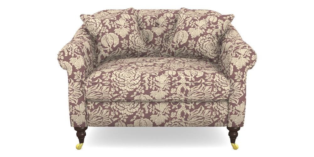 Product photograph of Abbotsbury Snuggler In V A Brompton Collection - Flowering Kale - Cacao from Sofas and Stuff Limited