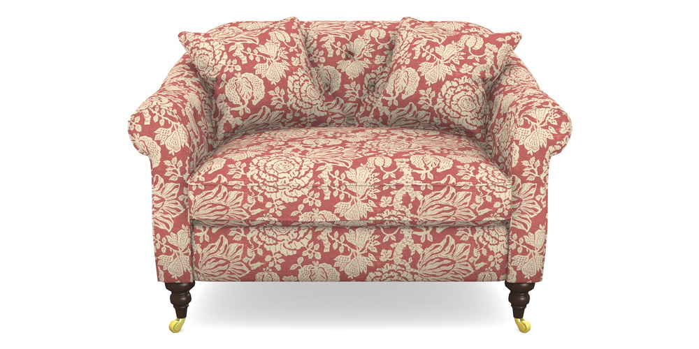 Product photograph of Abbotsbury Snuggler In V A Brompton Collection - Flowering Kale - Chilli from Sofas and Stuff Limited