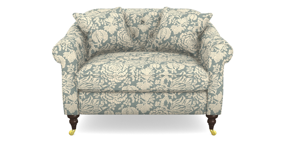 Product photograph of Abbotsbury Snuggler In V A Brompton Collection - Flowering Kale - Pebble from Sofas and Stuff Limited