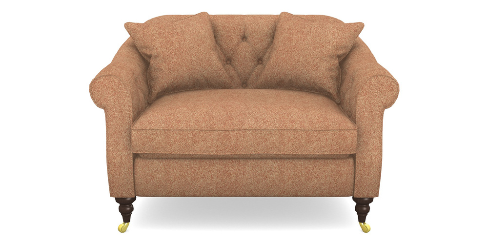 Product photograph of Abbotsbury Snuggler In Cloth 22 Weaves - Grand Teton - Amber from Sofas and Stuff Limited