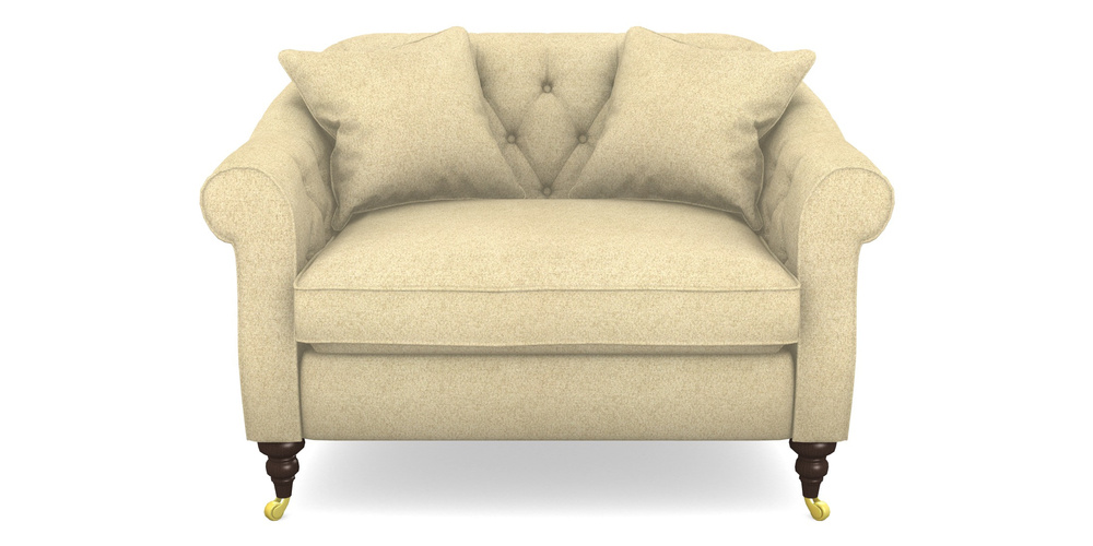 Product photograph of Abbotsbury Snuggler In Cloth 22 Weaves - Grand Teton - Chalk from Sofas and Stuff Limited