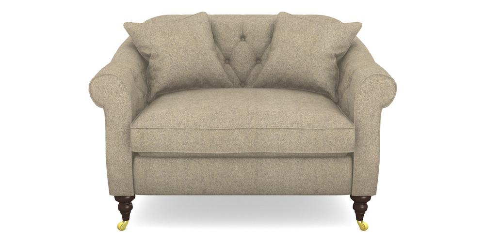 Product photograph of Abbotsbury Snuggler In Cloth 22 Weaves - Grand Teton - Quartz from Sofas and Stuff Limited