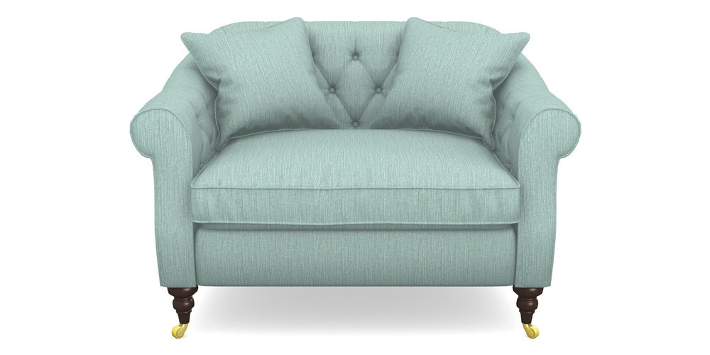 Product photograph of Abbotsbury Snuggler In Herringbone - Reef from Sofas and Stuff Limited