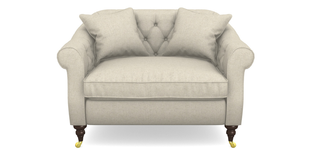 Product photograph of Abbotsbury Snuggler In House Linen 1 - Natural from Sofas and Stuff Limited