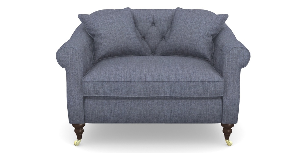 Product photograph of Abbotsbury Snuggler In House Plain - Denim from Sofas and Stuff Limited