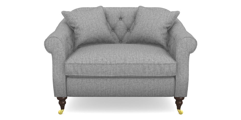 Product photograph of Abbotsbury Snuggler In House Plain - Nickel from Sofas and Stuff Limited