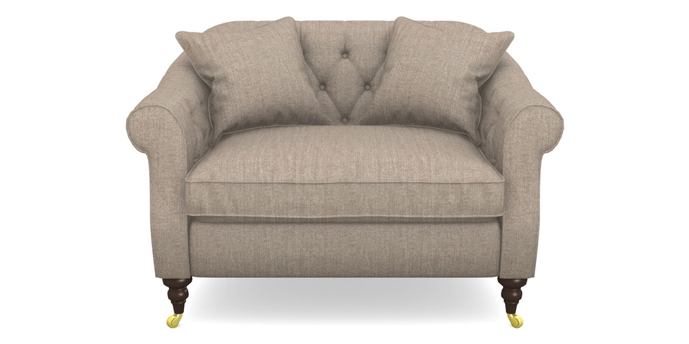 Product photograph of Abbotsbury Snuggler In House Plain - Nutmeg from Sofas and Stuff Limited