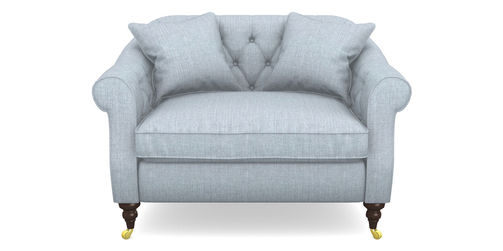 Product photograph of Abbotsbury Snuggler In House Plain - Sky from Sofas and Stuff Limited