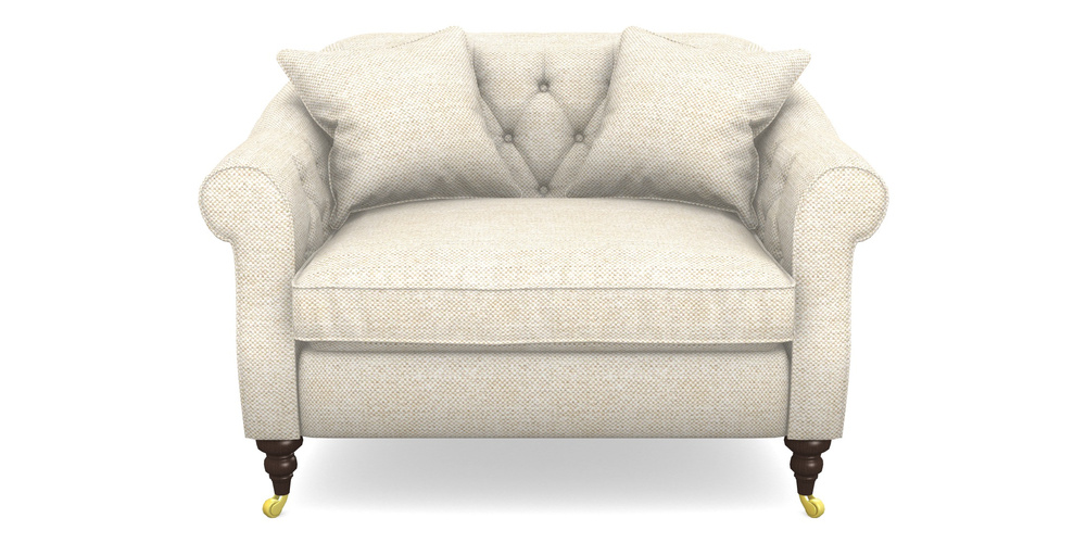 Product photograph of Abbotsbury Snuggler In Sanday Linen - Natural from Sofas and Stuff Limited