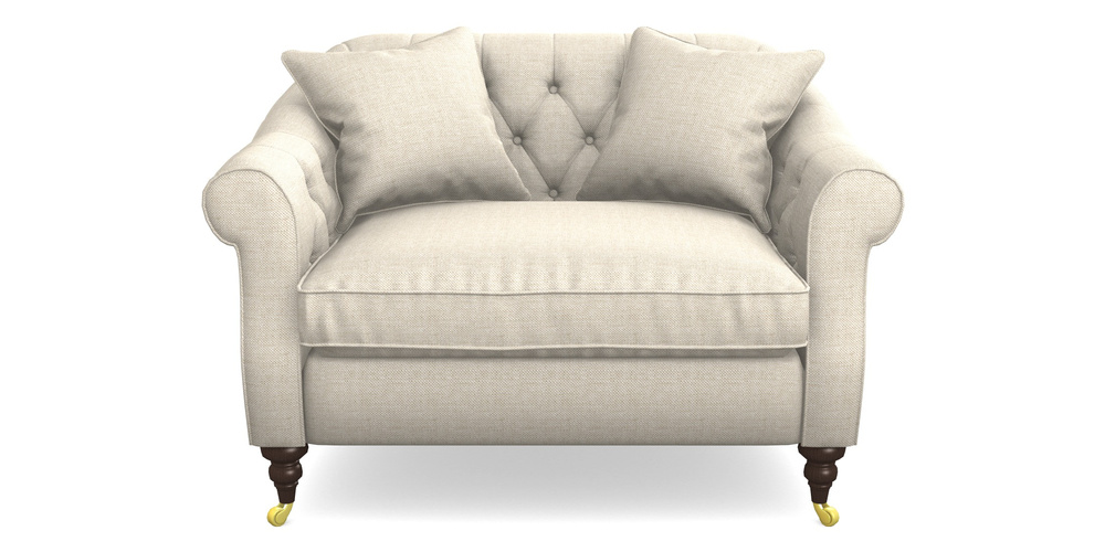 Product photograph of Abbotsbury Snuggler In Sole Linen - Natural from Sofas and Stuff Limited