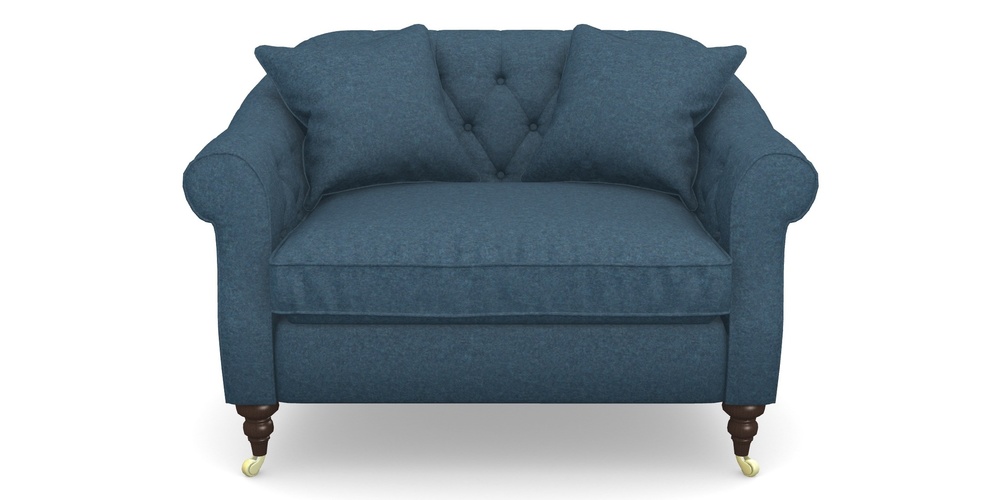 Product photograph of Abbotsbury Snuggler In Soft Wool - Denim from Sofas and Stuff Limited