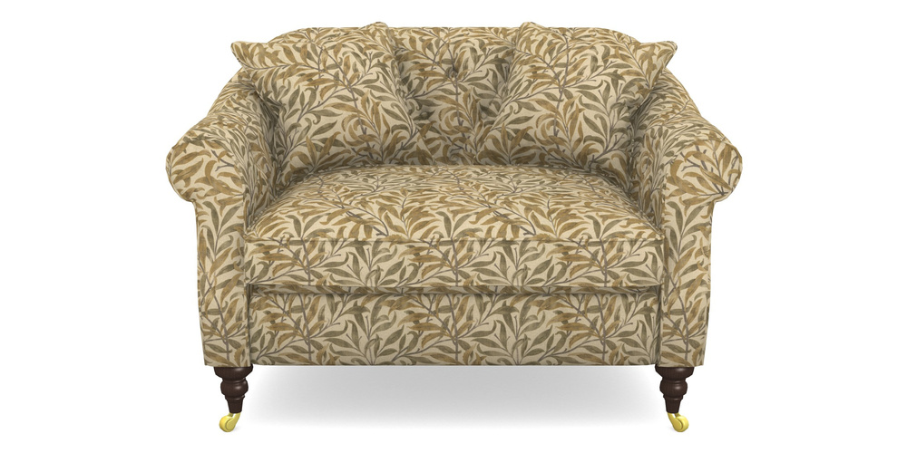 Product photograph of Abbotsbury Snuggler In V A Drawn From Nature - Willow Bough Large - Gold from Sofas and Stuff Limited