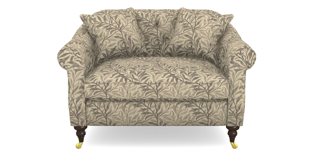 Product photograph of Abbotsbury Snuggler In V A Drawn From Nature - Willow Bough Large - Grey from Sofas and Stuff Limited