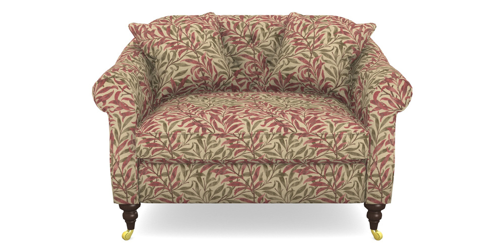 Product photograph of Abbotsbury Snuggler In V A Drawn From Nature - Willow Bough Large - Red from Sofas and Stuff Limited