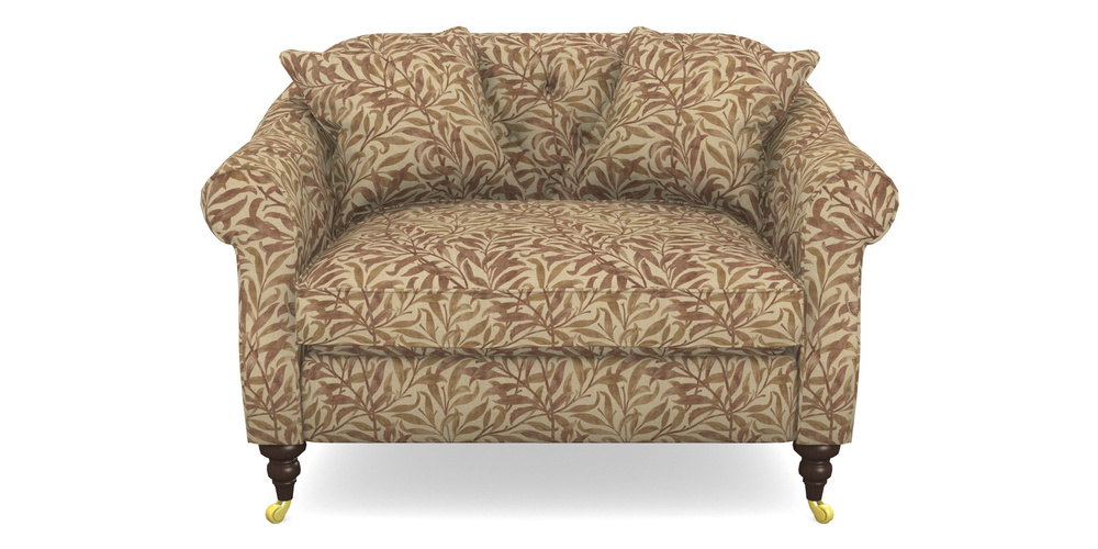 Product photograph of Abbotsbury Snuggler In V A Drawn From Nature - Willow Bough Large - Terracotta from Sofas and Stuff Limited