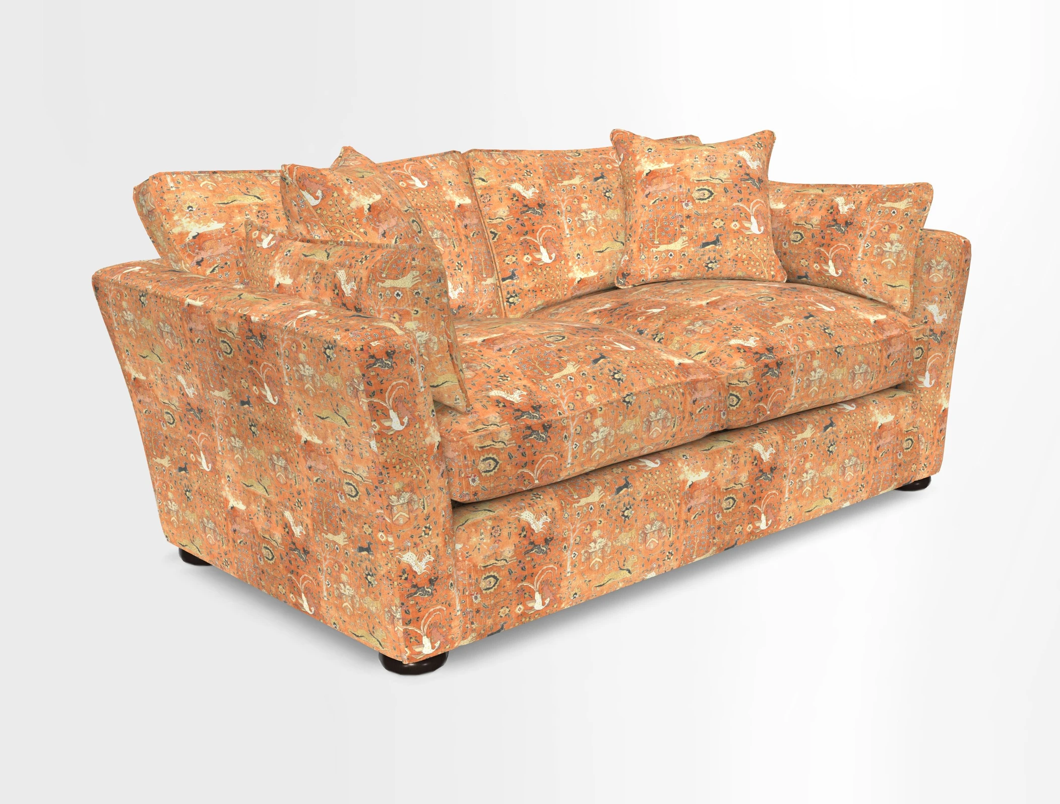 Aldeburgh Sofa Bed in Romo Linara Spice 