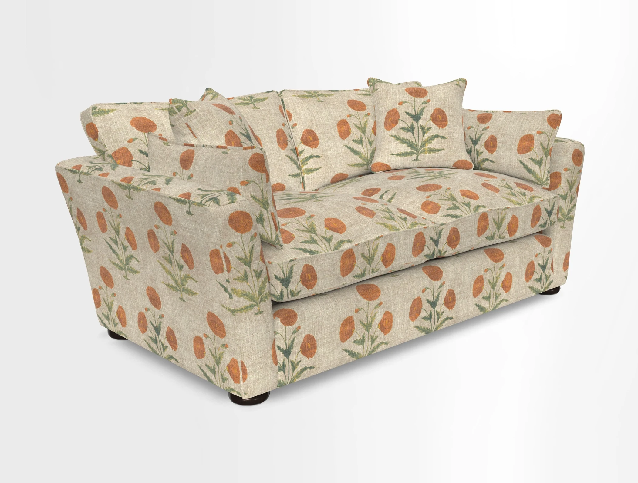 Aldeburgh Sofa Bed in Romo Linara Spice 