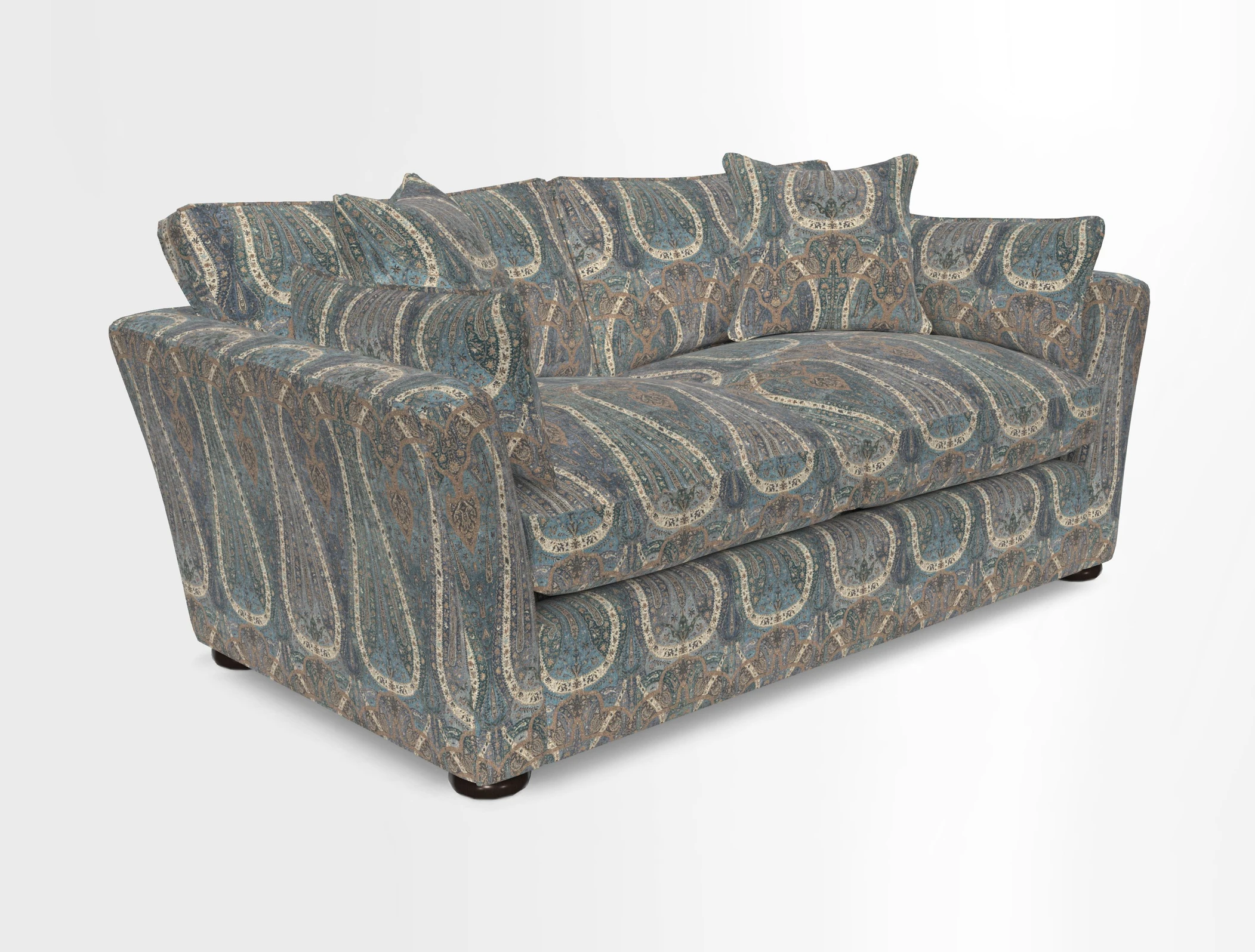 Aldeburgh Sofa Bed in Romo Linara Spice 