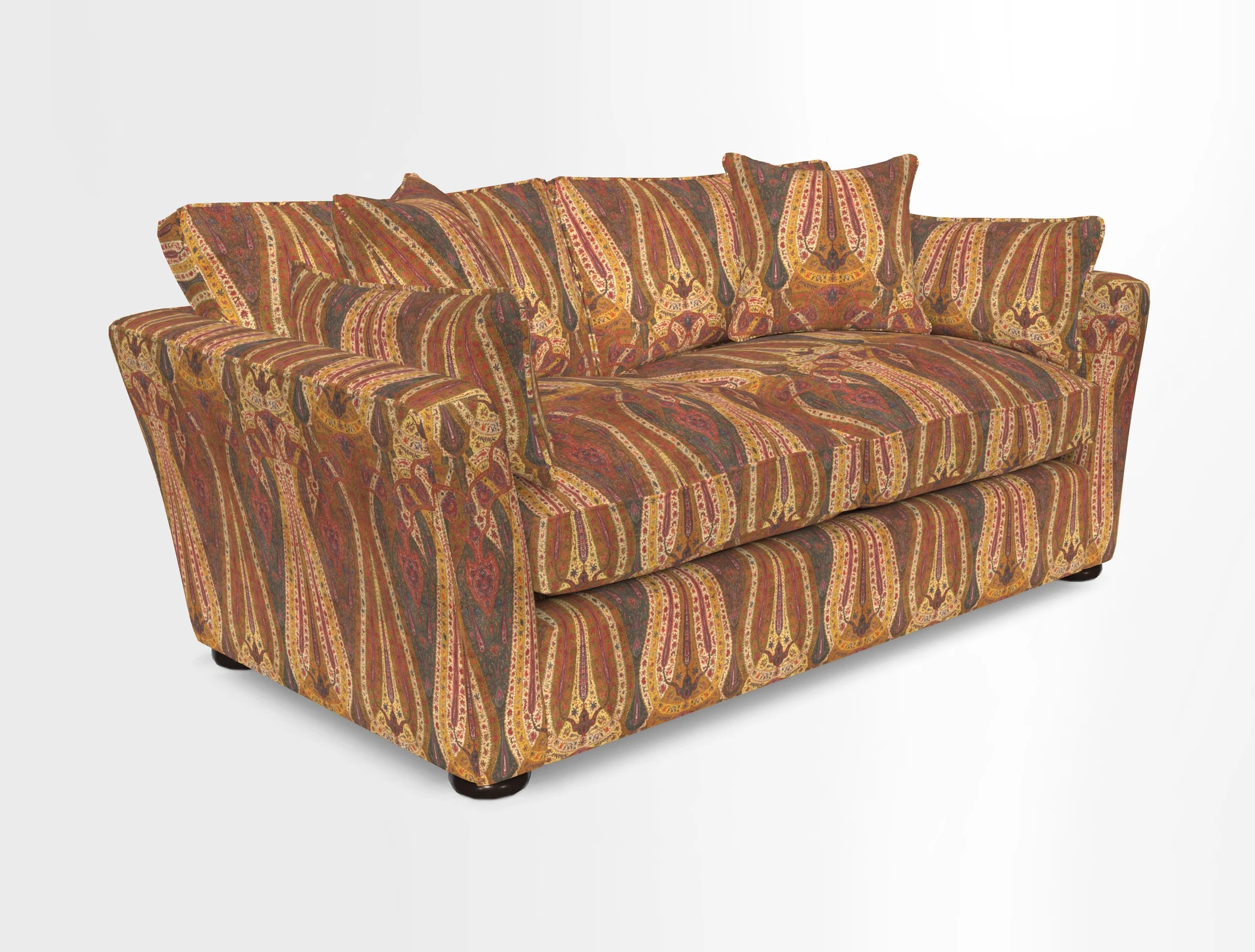 Aldeburgh Sofa Bed in Romo Linara Spice 