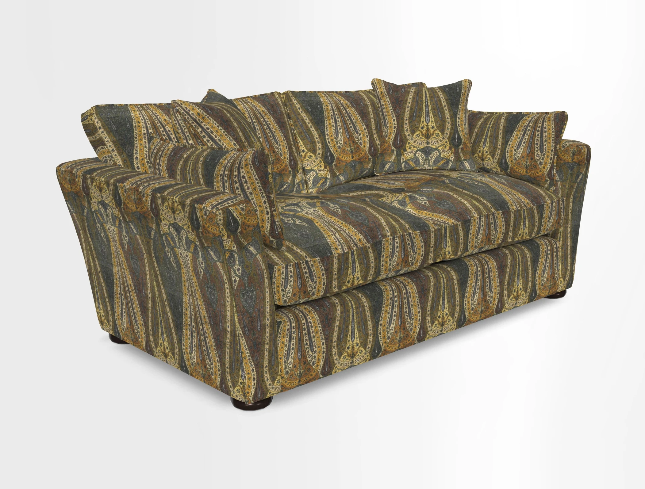 Aldeburgh Sofa Bed in Romo Linara Spice 