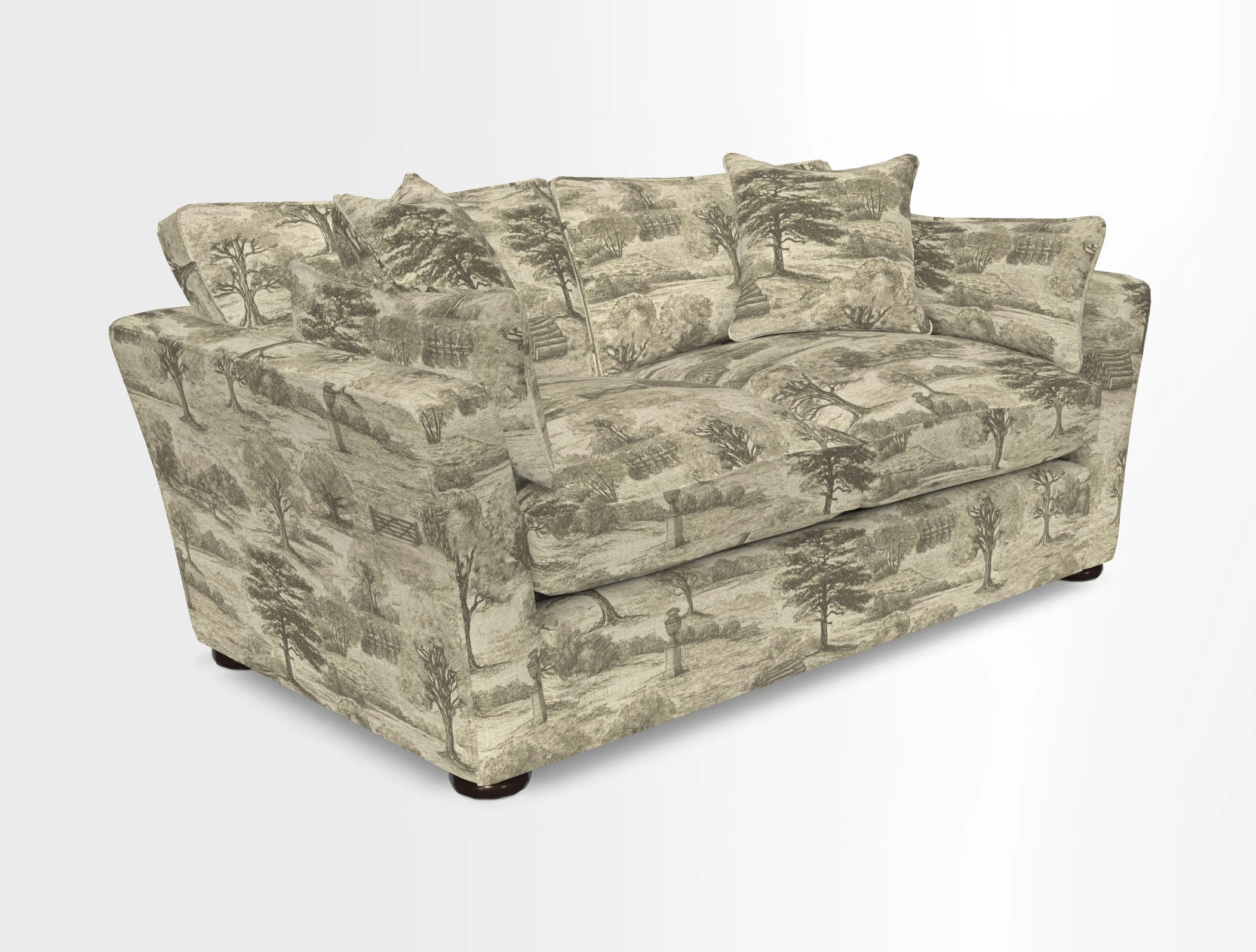 Aldeburgh Sofa Bed in Romo Linara Spice 