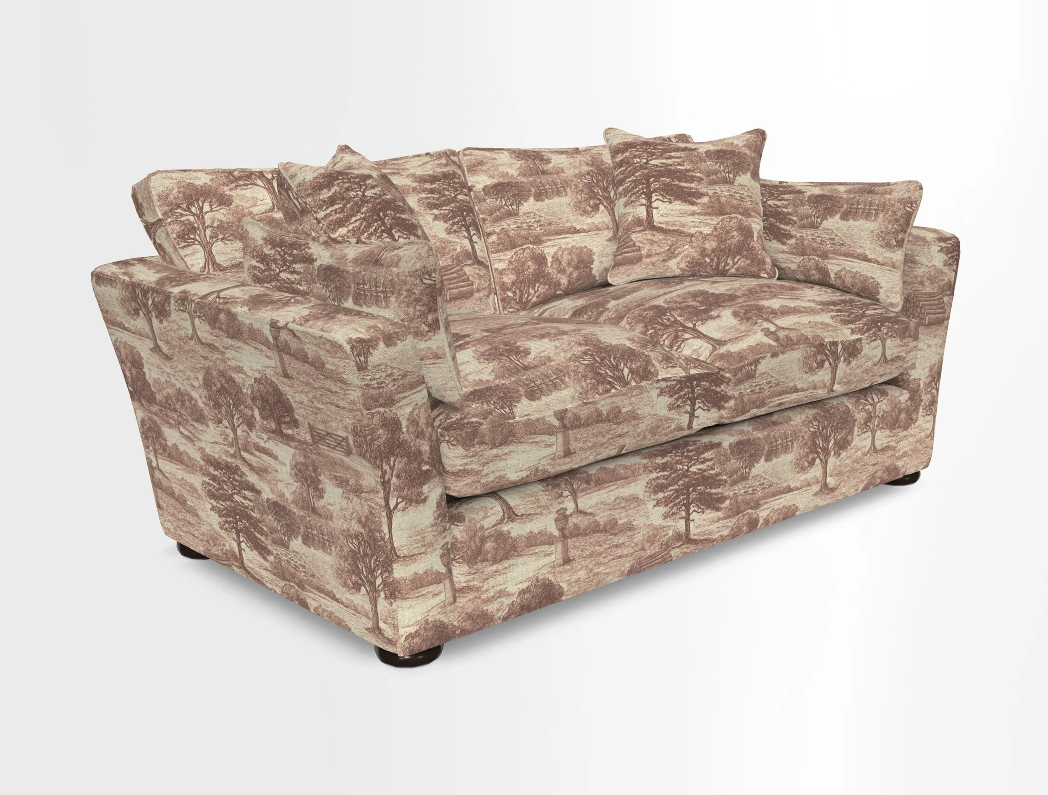 Aldeburgh Sofa Bed in Romo Linara Spice 