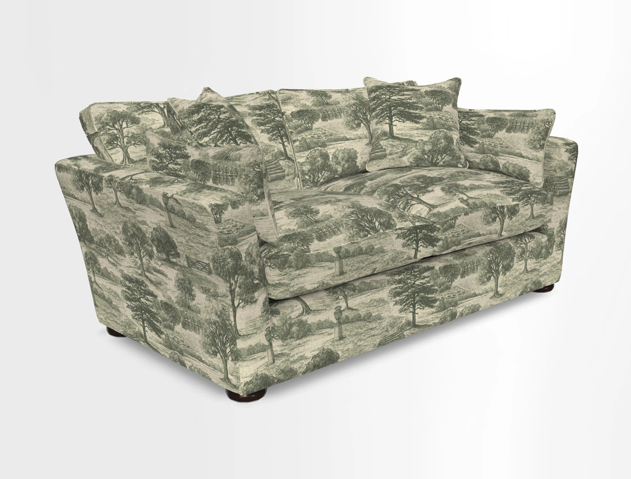 Aldeburgh Sofa Bed in Romo Linara Spice 