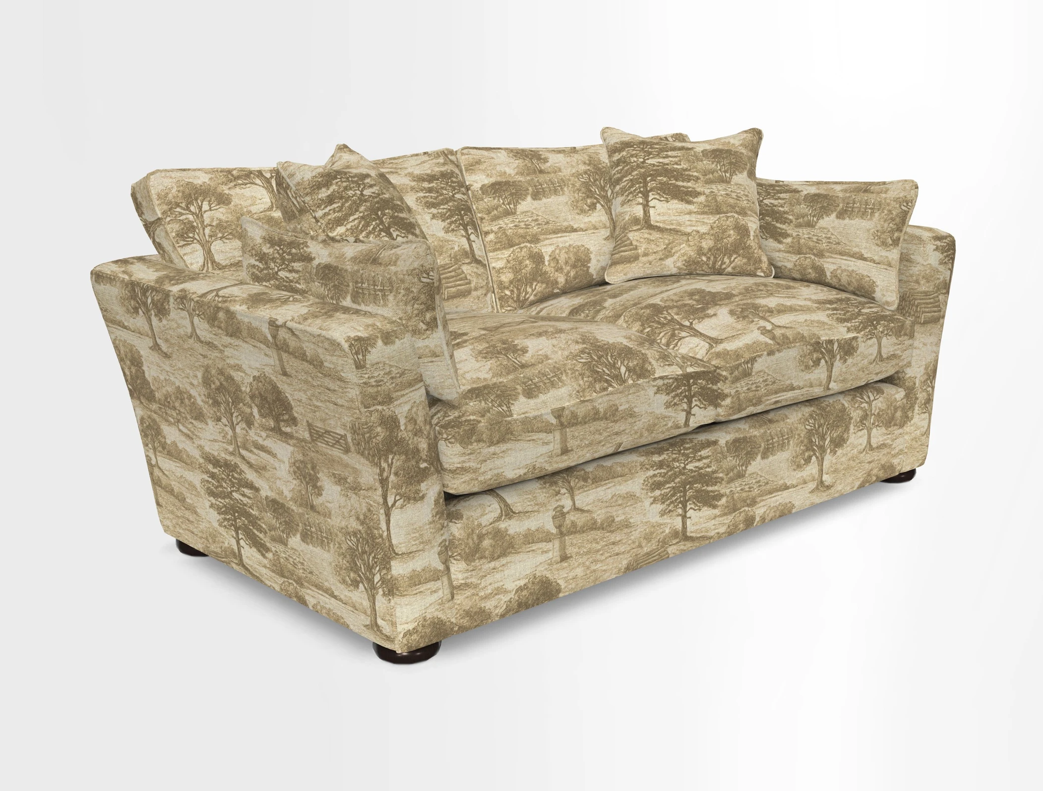 Aldeburgh Sofa Bed in Romo Linara Spice 