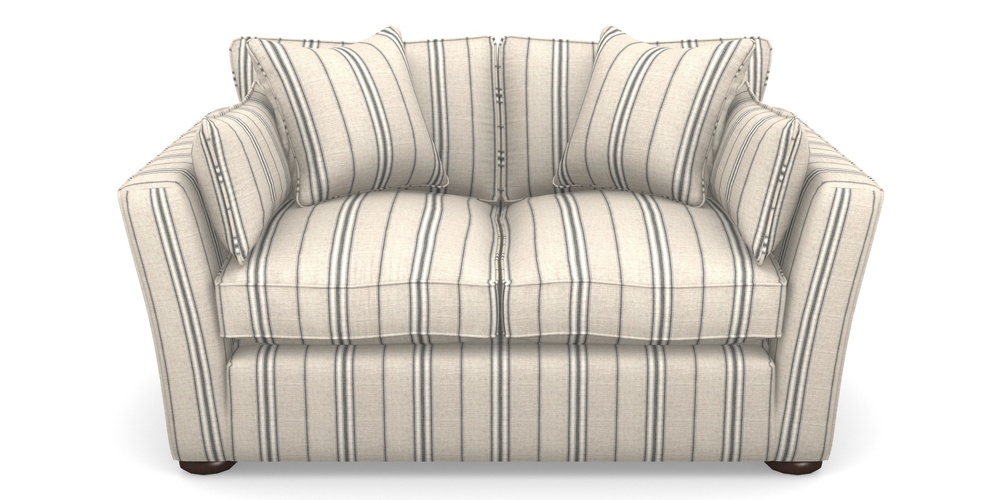 Product photograph of Aldeburgh Sofa Bed 2 5 Seater Sofa Bed In Cloth 18 Stripes - Regimental - Bible Black from Sofas and Stuff Limited