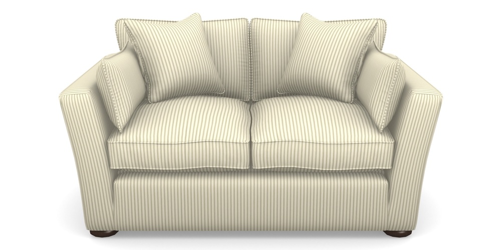 Product photograph of Aldeburgh Sofa Bed 2 5 Seater Sofa Bed In Cotton Stripe - Sage from Sofas and Stuff Limited