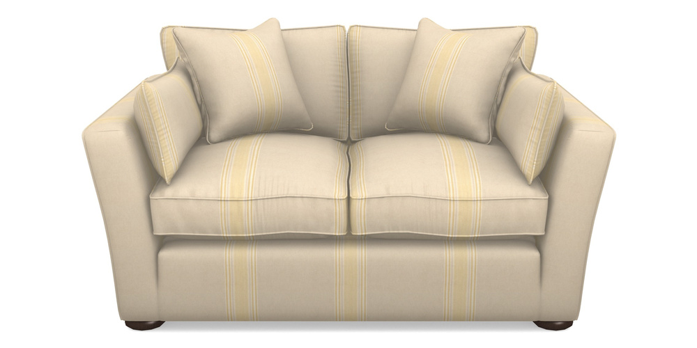 Product photograph of Aldeburgh Sofa Bed 2 5 Seater Sofa Bed In Cloth 22 - Racing Stripes Cheltenham - Lemon from Sofas and Stuff Limited