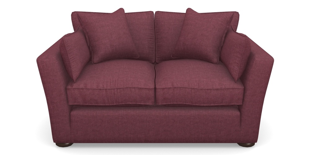 Product photograph of Aldeburgh Sofa Bed 2 5 Seater Sofa Bed In Easy Clean Plain - Chianti from Sofas and Stuff Limited