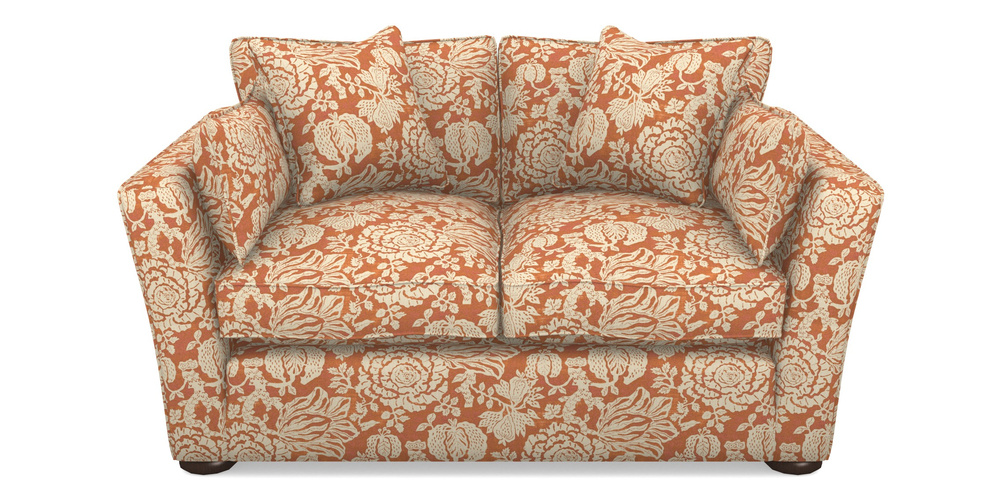 Product photograph of Aldeburgh Sofa Bed 2 5 Seater Sofa Bed In V A Brompton Collection - Flowering Kale - Terracotta from Sofas and Stuff Limited