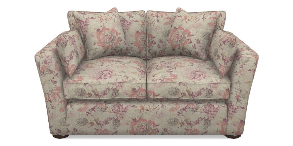 Product photograph of Aldeburgh Sofa Bed 2 5 Seater Sofa Bed In Floral Linen - Faith Antique Sangria from Sofas and Stuff Limited