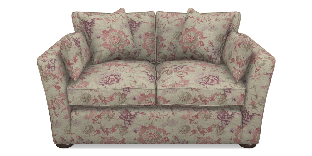Product photograph of Aldeburgh Sofa Bed 2 5 Seater Sofa Bed In Floral Linen - Faith Rose Quartz from Sofas and Stuff Limited