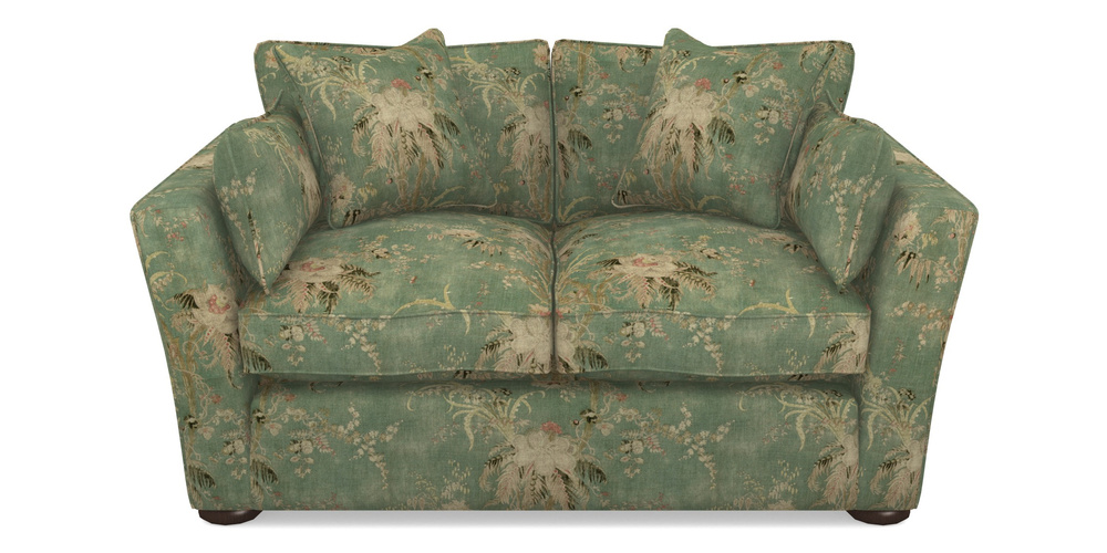 Product photograph of Aldeburgh Sofa Bed 2 5 Seater Sofa Bed In Floral Linen - Zefferino Emerald from Sofas and Stuff Limited