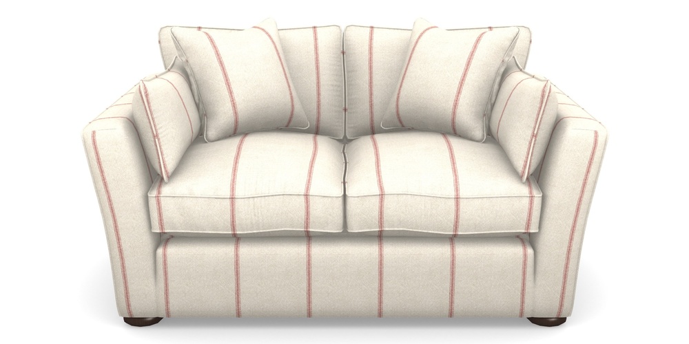 Product photograph of Aldeburgh Sofa Bed 2 5 Seater Sofa Bed In Grain Sack Stripe - Red from Sofas and Stuff Limited