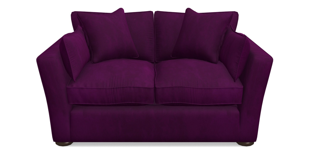Product photograph of Aldeburgh Sofa Bed 2 5 Seater Sofa Bed In House Clever Velvet - Aubergine from Sofas and Stuff Limited