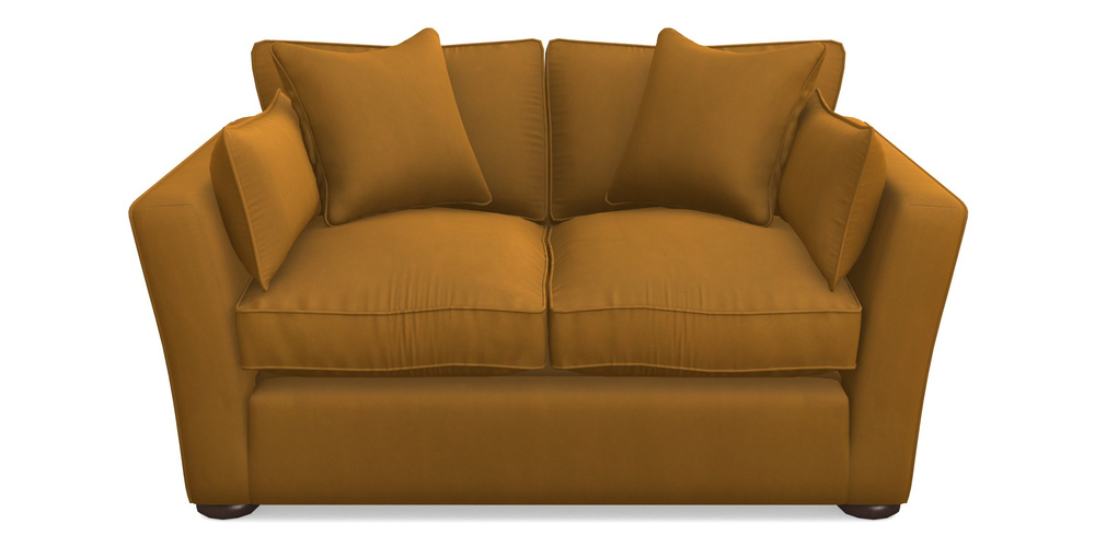 Product photograph of Aldeburgh Sofa Bed 2 5 Seater Sofa Bed In House Clever Velvet - Ochre from Sofas and Stuff Limited