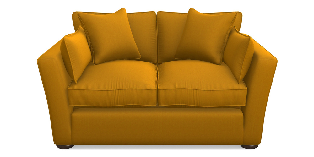Product photograph of Aldeburgh Sofa Bed 2 5 Seater Sofa Bed In House Velvet - Saffron from Sofas and Stuff Limited