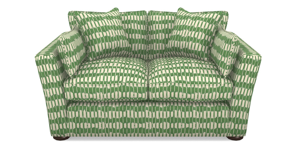 Product photograph of Aldeburgh Sofa Bed 2 5 Seater Sofa Bed In V A Brompton Collection - Ikat - Basil from Sofas and Stuff Limited
