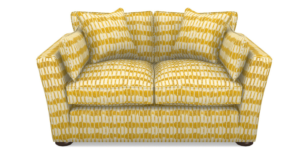 Product photograph of Aldeburgh Sofa Bed 2 5 Seater Sofa Bed In V A Brompton Collection - Ikat - Corn from Sofas and Stuff Limited
